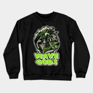 Wave Gods Green Bean Crewneck Sweatshirt